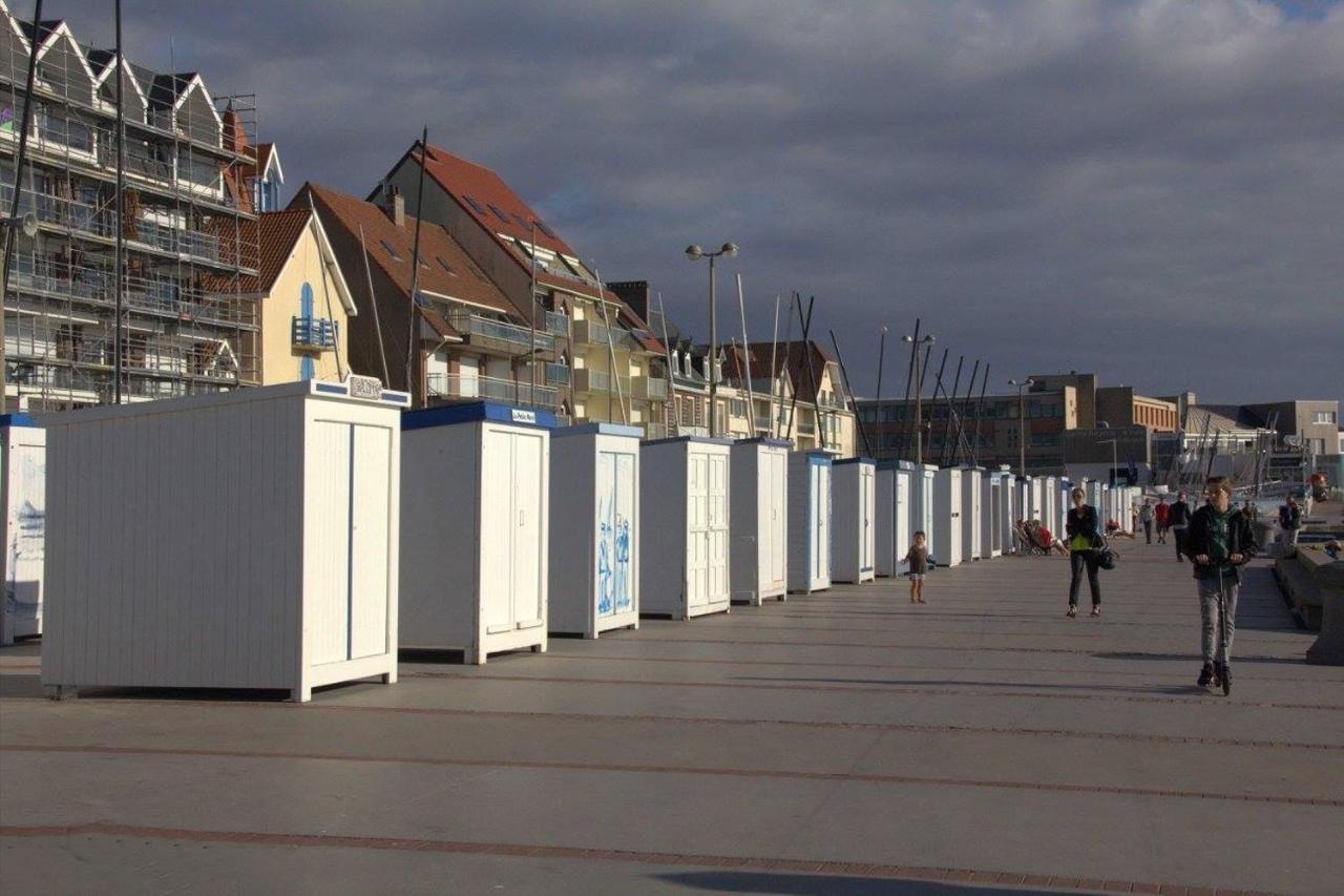 Appartement Wimereux - Opaalkust Met Frontaal Zeezicht Exterior foto